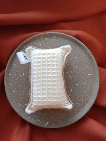 Eponge lavable rutilisable crme 