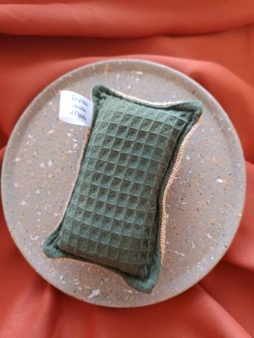 Eponge lavable rutilisable kaki