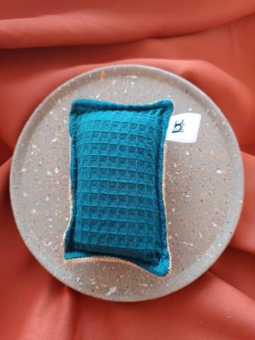 Eponge lavable rutilisable turquoise 