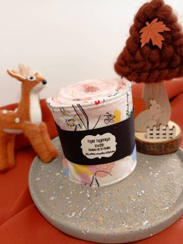 Papier hyginique lavable rose Fashion