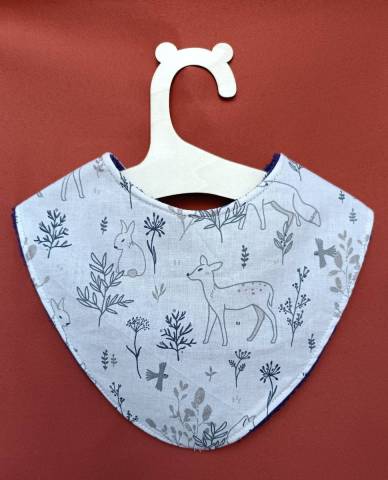 Bavoir bb personnalis faon lapin