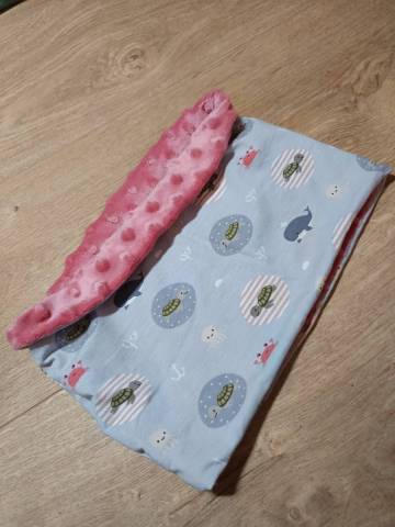 Tour de cou Animaux marins rose clair 