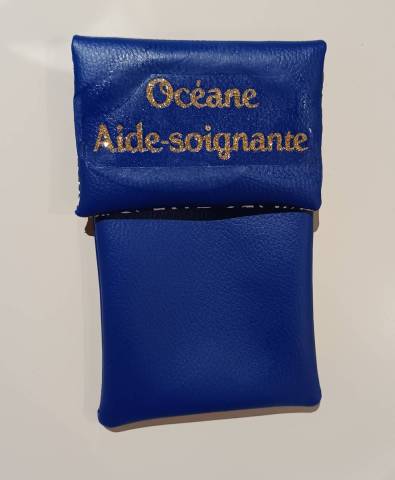 Pochette infirmire personnalis sur mesure 