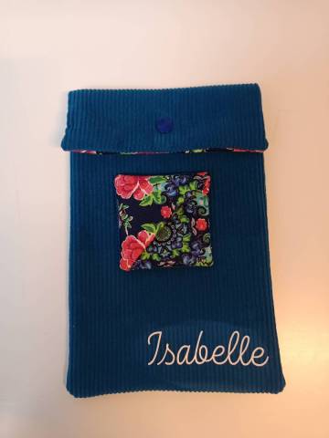 Pochette  livre personnalis/ ide cadeau matresse ATSEM 