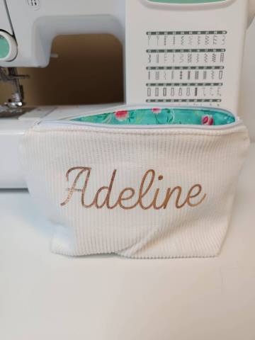 Trousse de toilette / maquillage personnalis 