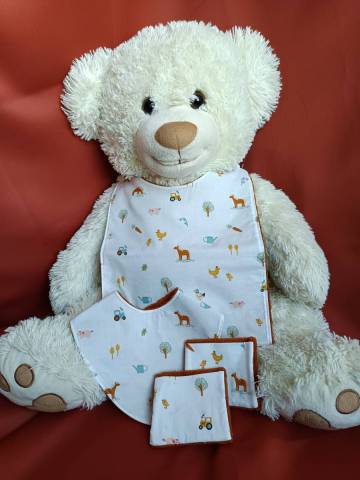 Coffret de naissance personnalis et unique animaux de la ferme tracteur 