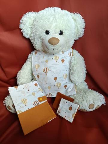 Coffret de naissance personnalis et unique montgolfire 